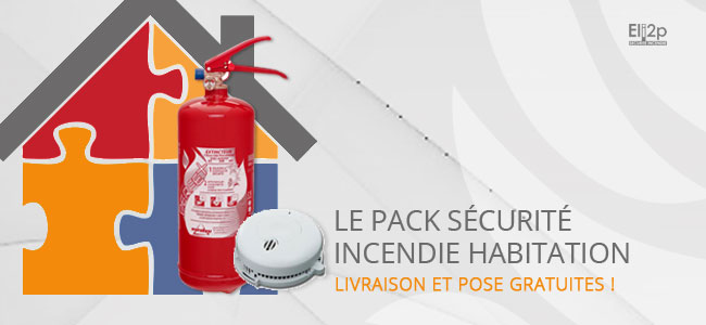 Pack extincteur protection incendie pour maison